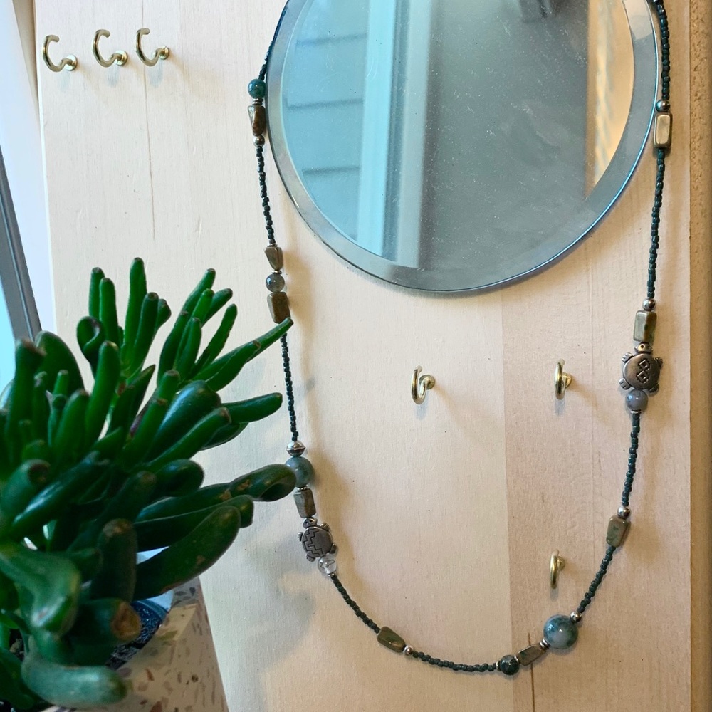 Earthy Turtle Necklace